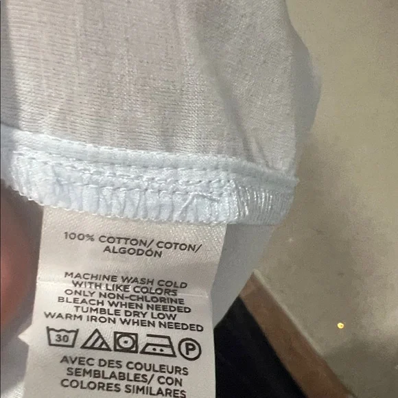 Ann Taylor Light Blue Sleeveless Ruffle Blouse - Picture 6 of 6